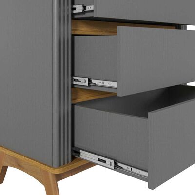 Imagen 2 del producto Comoda Amuv 4 Cajones Gris