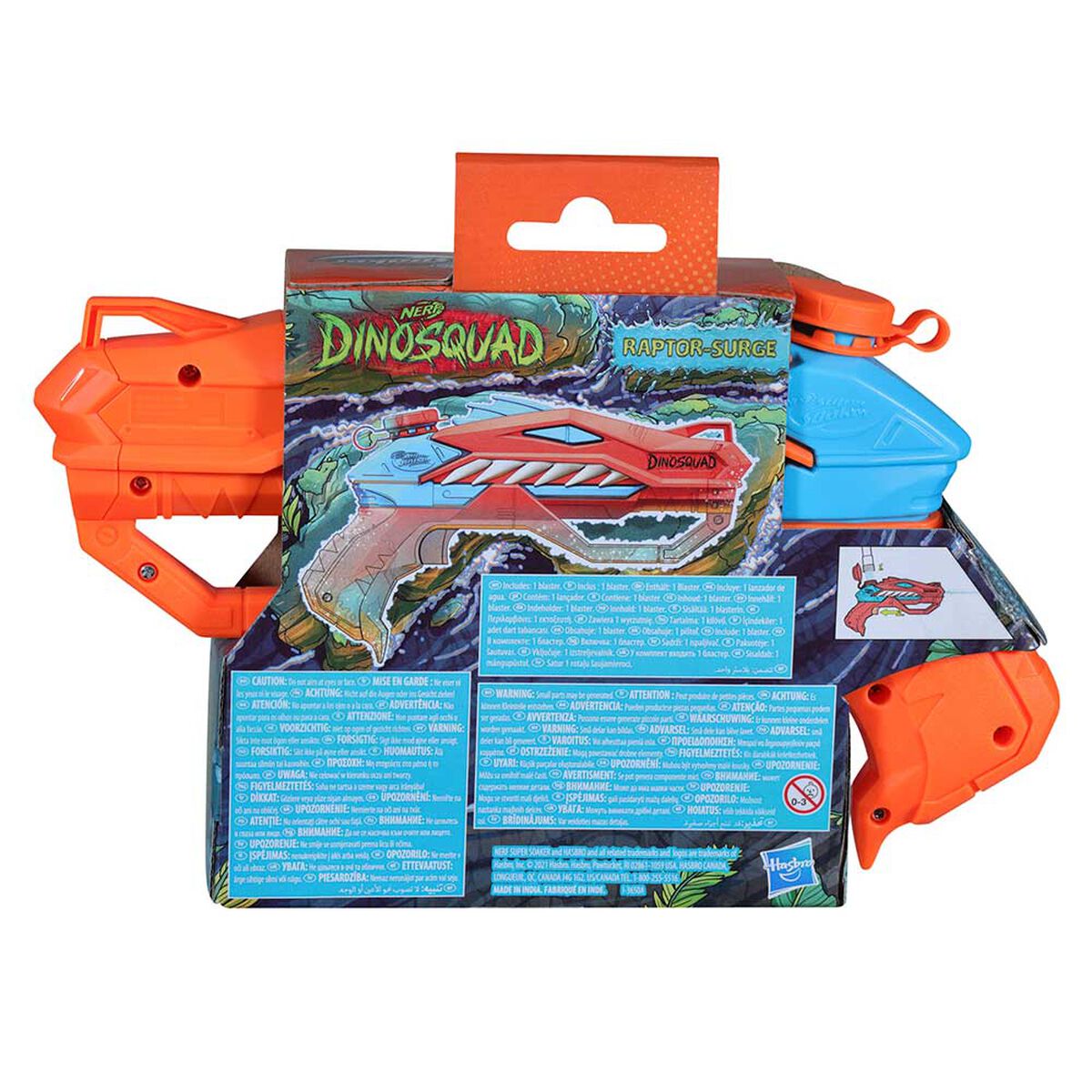 Lanzador de Agua Super Soaker DinoSquad Raptor Surge