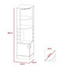 Combo Bar Esquinero + Rack TV40 Extensible TuHome Beijing Rovere Blanco