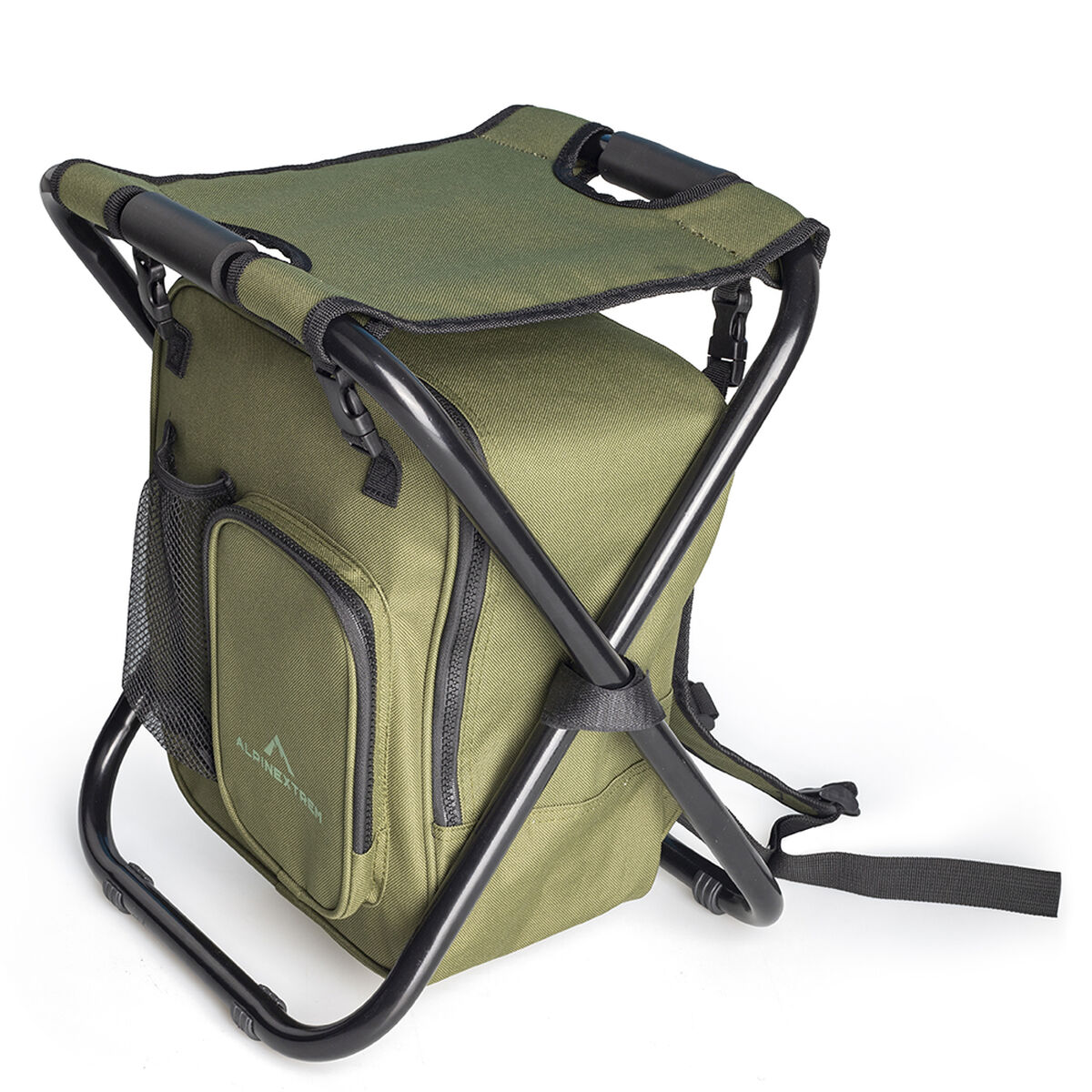 Cooler 3 en 1, Mochila y Sillín Plegable Alpinextrem 10 Litros