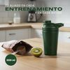 Shaker Vaso Proteina Lhotse  Acero Inoxidable NutriCore 500ml Verde