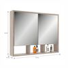 Botiquín Baño Espejo Home Mobili Amsterdams Beige