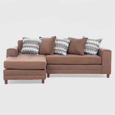 Imagen 1 del producto Sofá Seccional Izquierdo Living Factory Milan 3 Cuerpos Chocolate