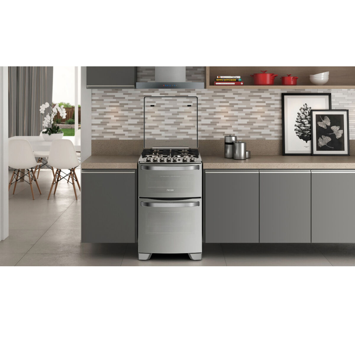 Cocina a Gas Fensa 56 DXT 4 Quemadores