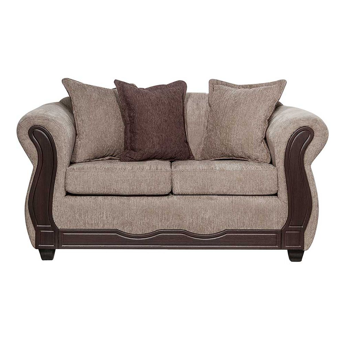 Juego de Living Black Factory Barcelona 6 Cuerpos Beige
