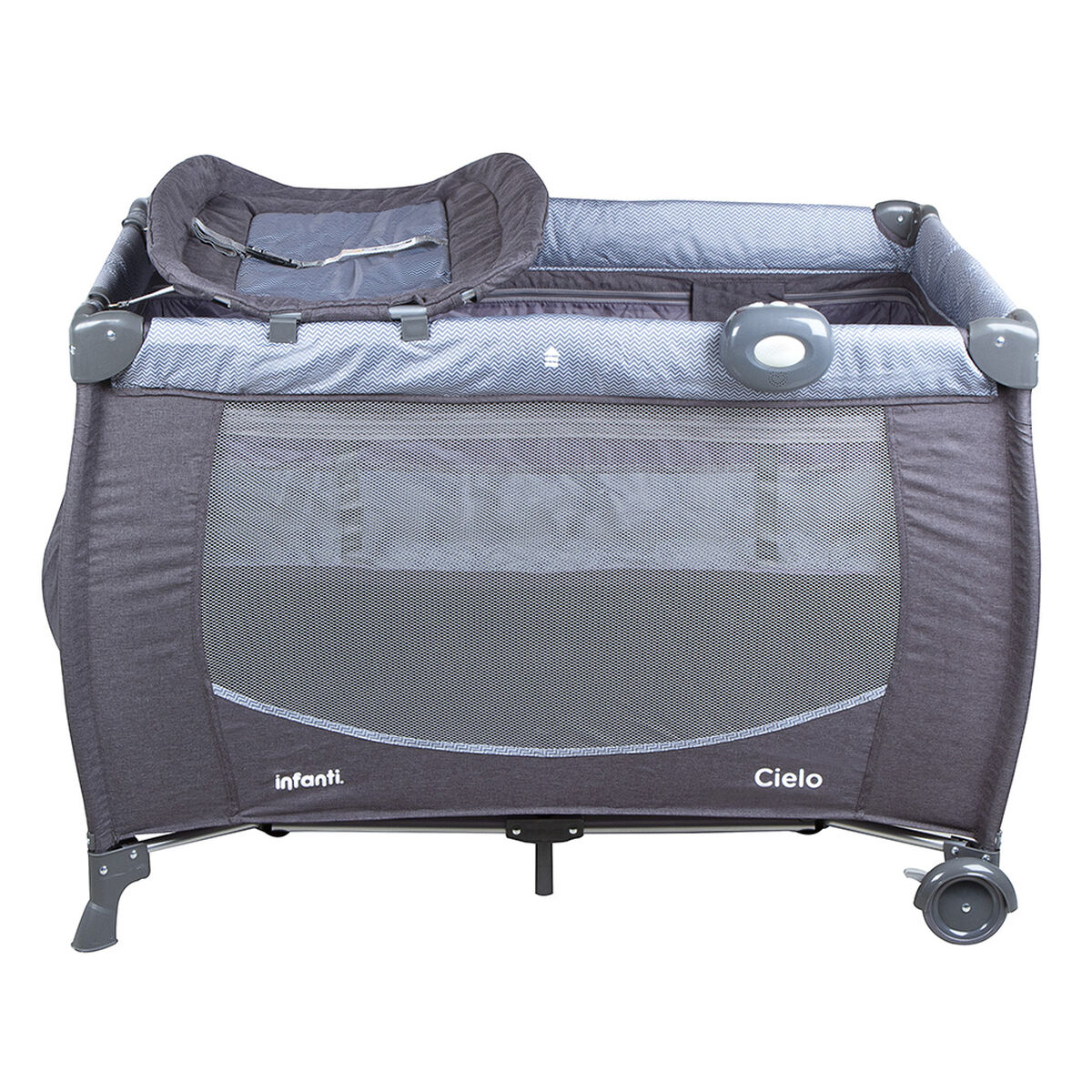 Cuna Playard Cielo Grey Dots Infanti