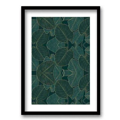 Cuadro Decorativo Retela Philodendron 40 x 30 cm