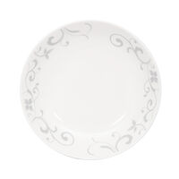 Set Platos Base Doral Flor 4 Piezas Gris