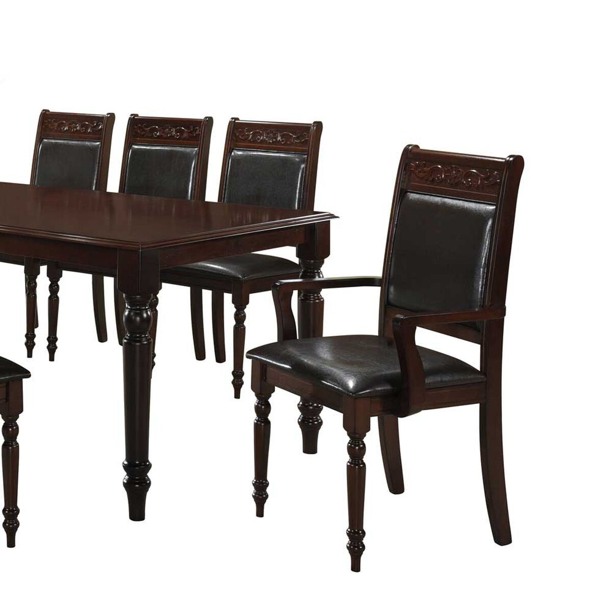 Juego de Comedor Casanova Turin 8 Sillas Café