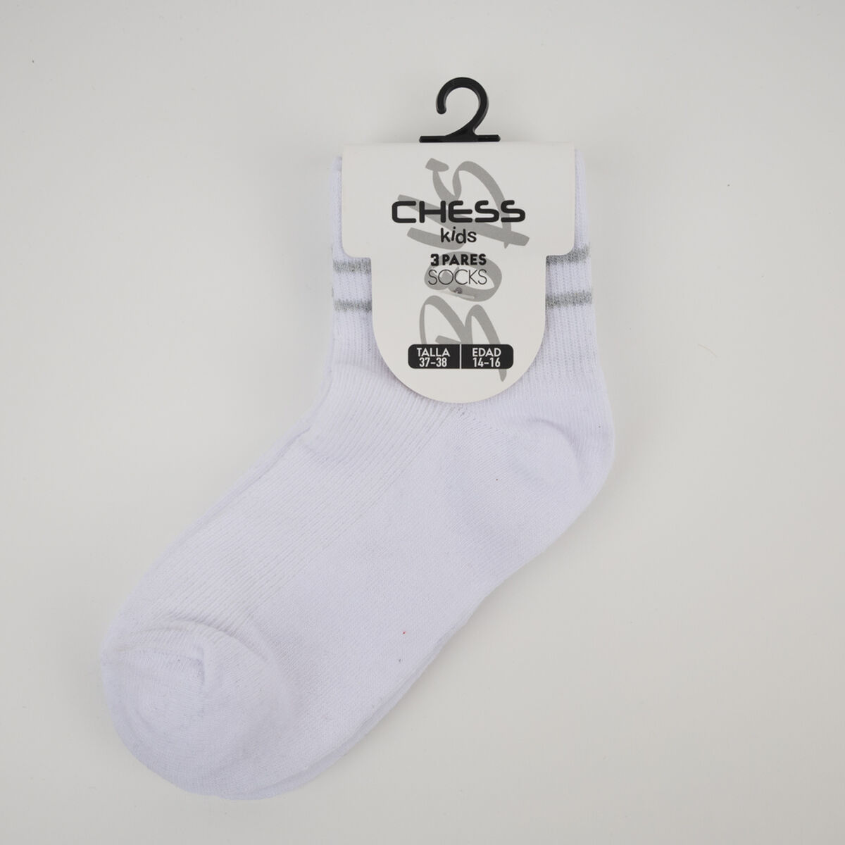 Pack 3 Calcetin Corto Ni&ntilde;o Chess