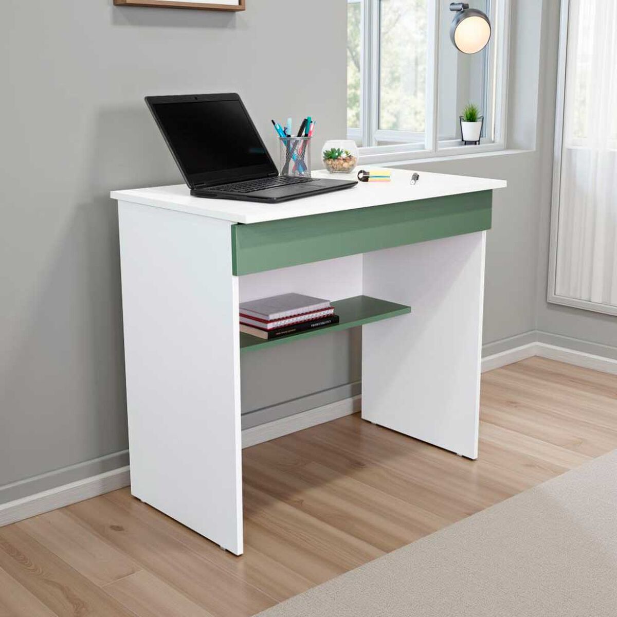 Escritorio TuHome Ohio 1 Caj&oacute;n Blanco Agave