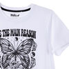 Polera Estampada Manga Corta de Algodón Niña Mila