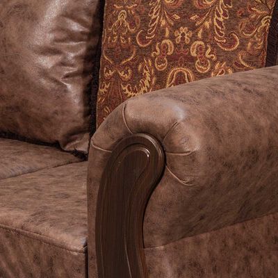 Imagen 2 del producto Sofá Black Factory Sofia 2 Cuerpos Café