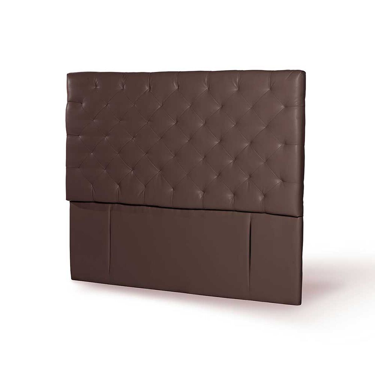 Respaldo Latam Home King Brescia PU Chocolate