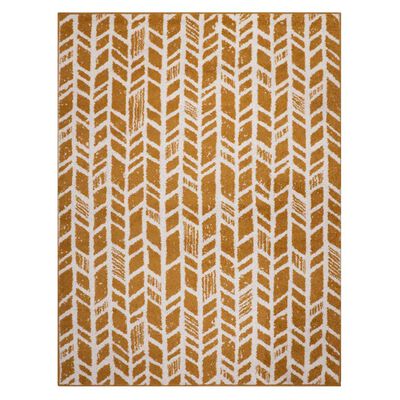 Alfombra Dib Kaleb 150 x 200 cm Amarillo