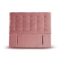 Respaldo Latam Home 2 Plazas Napoles Tela Velvet Palo Rosa