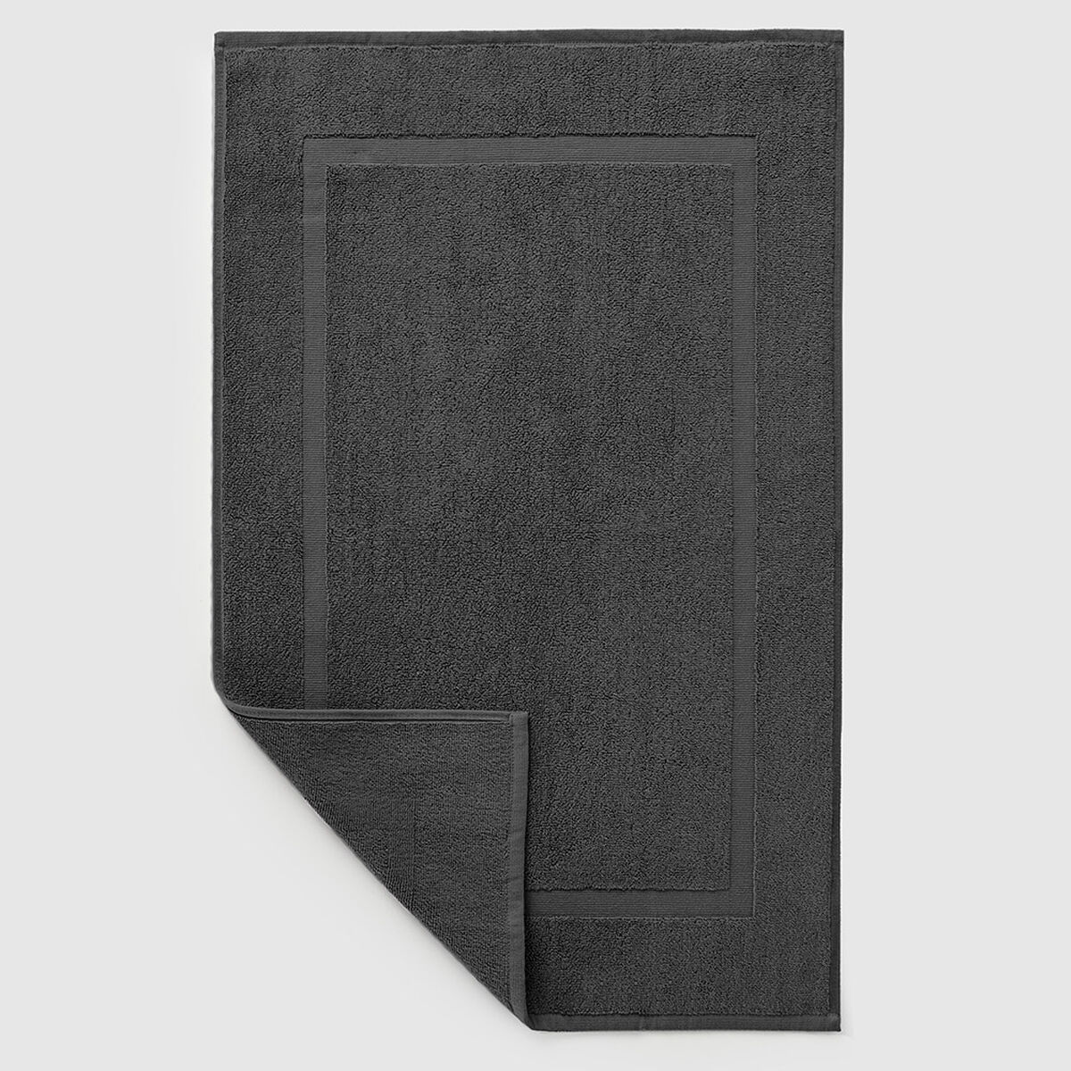 Piso de Ba&ntilde;o Cannon Solid 700g 50x80 cm Charcoal