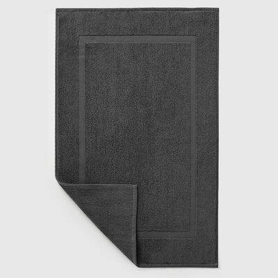 Piso de Ba&ntilde;o Cannon Solid 700g 50x80 cm Charcoal