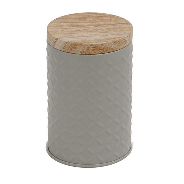 Lata Decorativa Metal Vgo 12 x 7 cm Gris