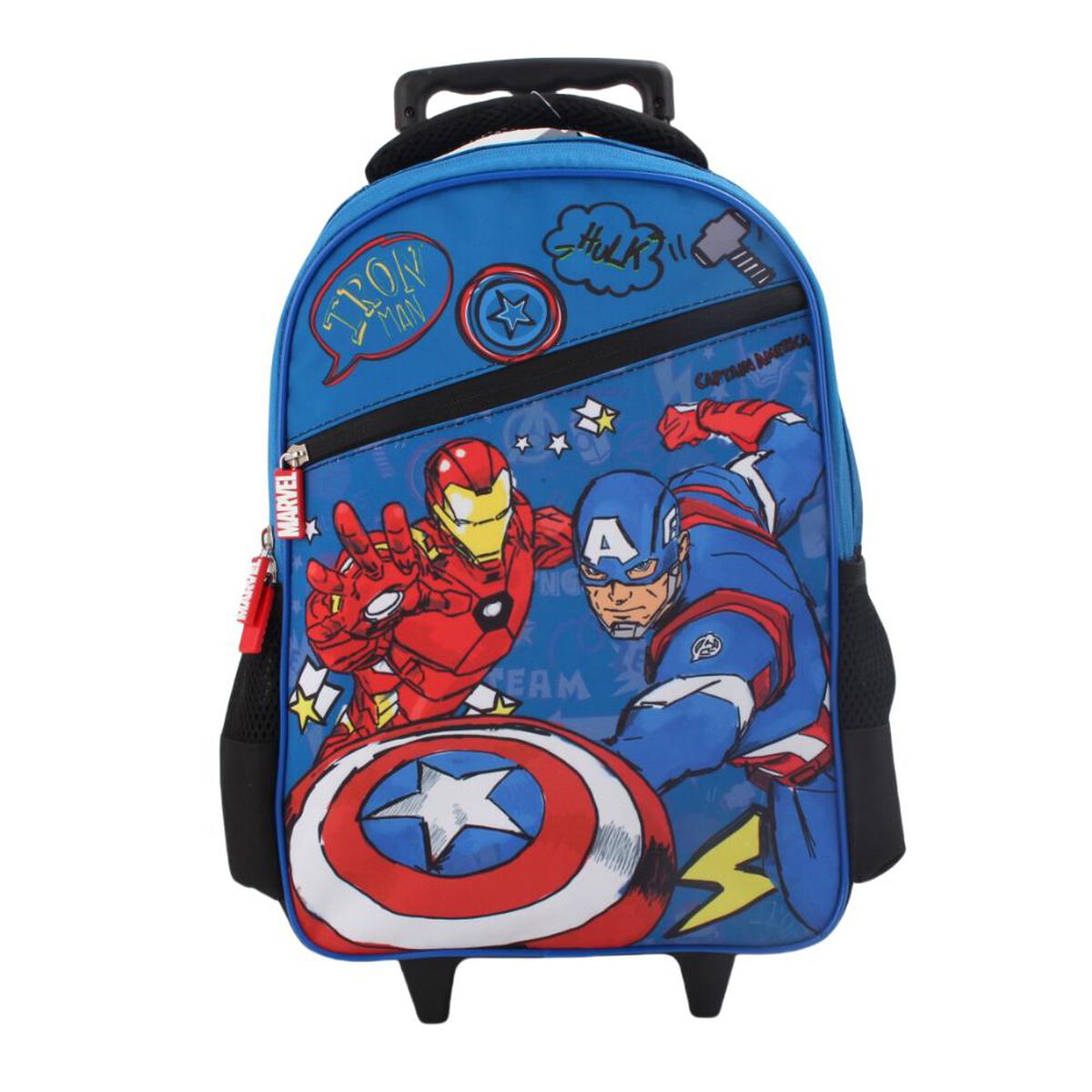 Set Promo Bts con Ruedas 3 Piezas Avengers
