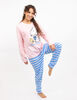 Pijama de Algodón Manga Larga Mujer morning Snoopy