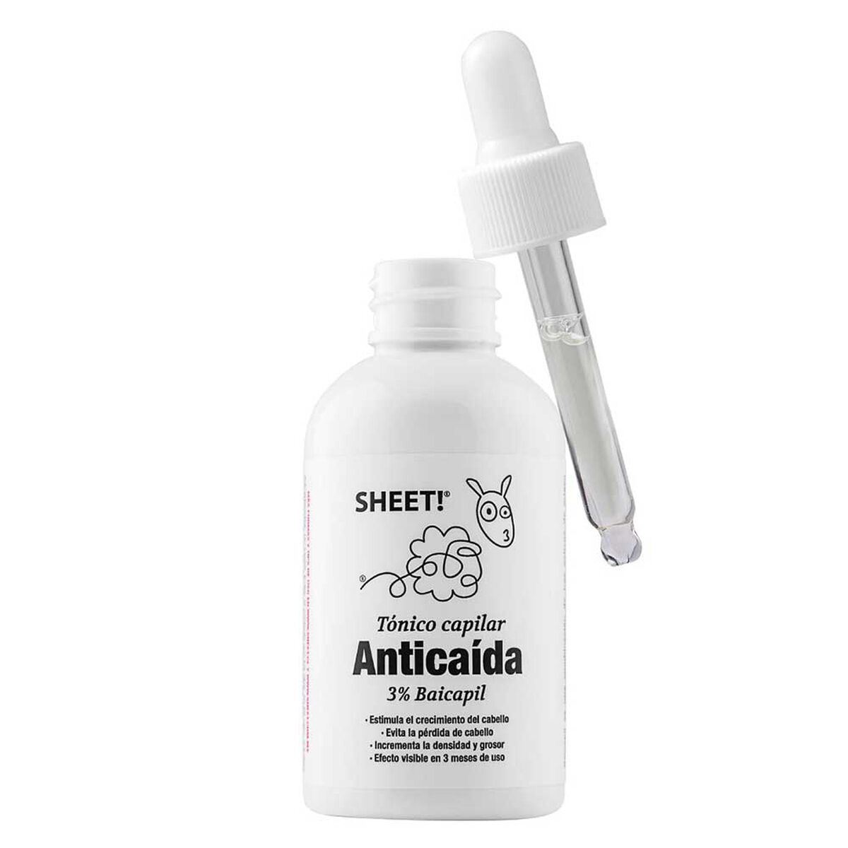 Tónico Anticaída 3% Baicapil para Pelo Sheet