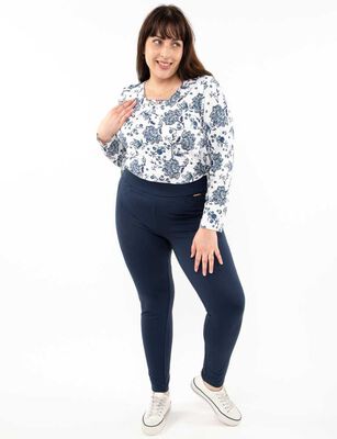 Imagen 2 del producto Leggins Skinny Mujer Extralindas Azul