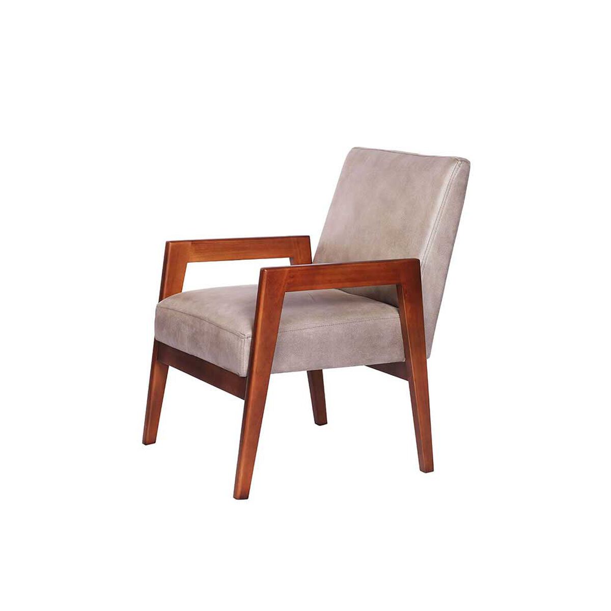 Sitial Cuero Latam Home Frankfurt Gris