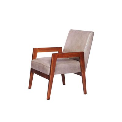 Imagen 1 del producto Sitial Cuero Latam Home Frankfurt Gris