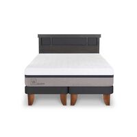 Cama Europea CIC Base Dividida 2 Plazas Balance + Respaldo Dublin