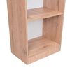 Biblioteca Recta TuHome Home E2 Macadamia Cart&oacute;n Blanco