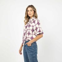 Blusa Manga 3/4 Mujer Alma Fucsia