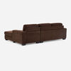 Sofá Seccional Rosen Sullivan 3 Cuerpos Chocolate