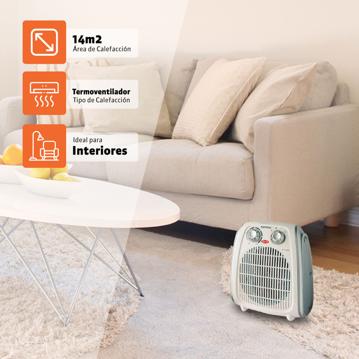 Termoventilador Somela VFH300 1800W