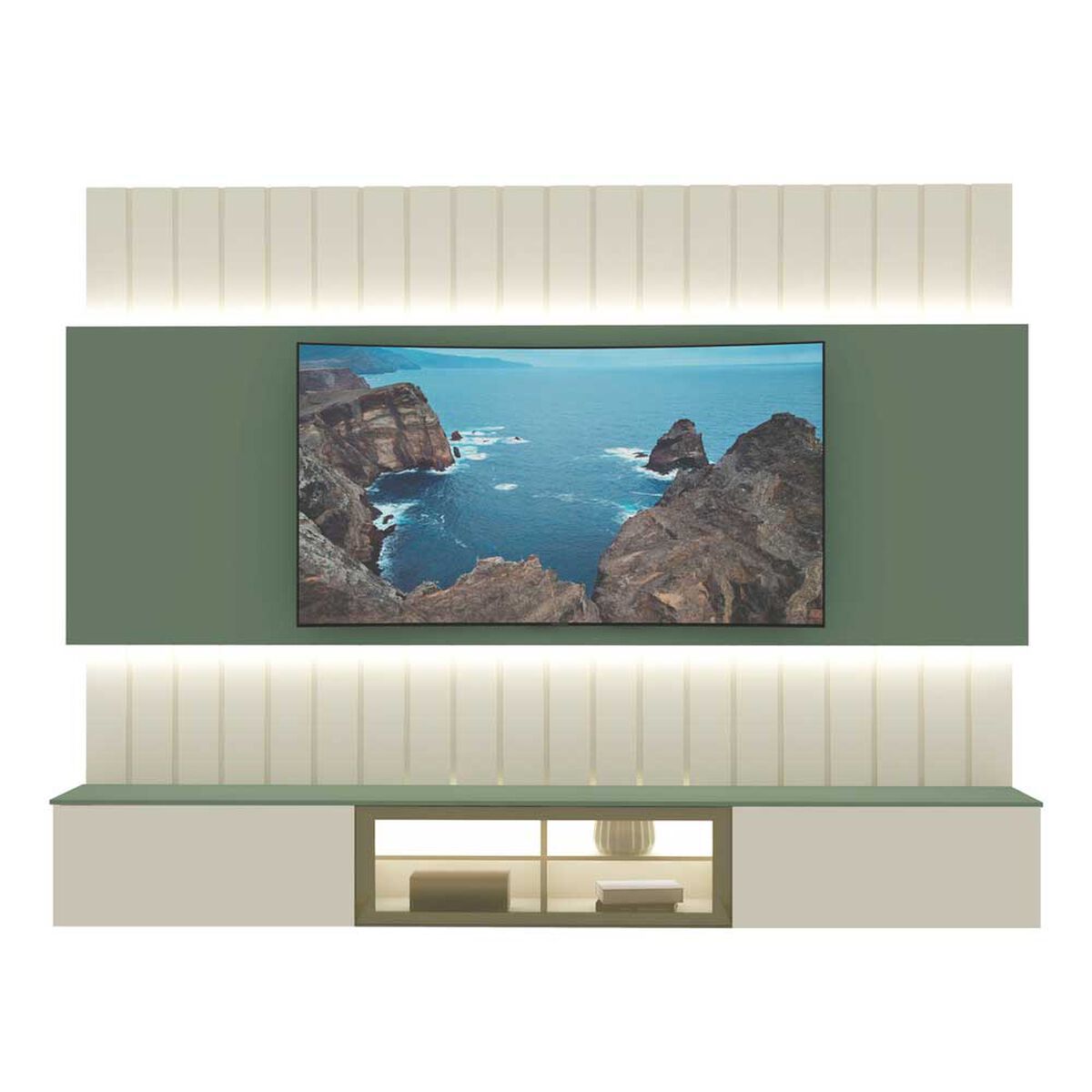 Home Decocasa Soberano hasta 85" Off White Verde