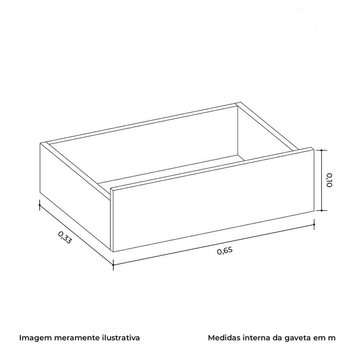 Cómoda Vekkahome Dueto 10 Cajones Negro Beige