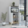 Mueble para Microondas TuHome Bi Color Blanco Duna 2 Puertas