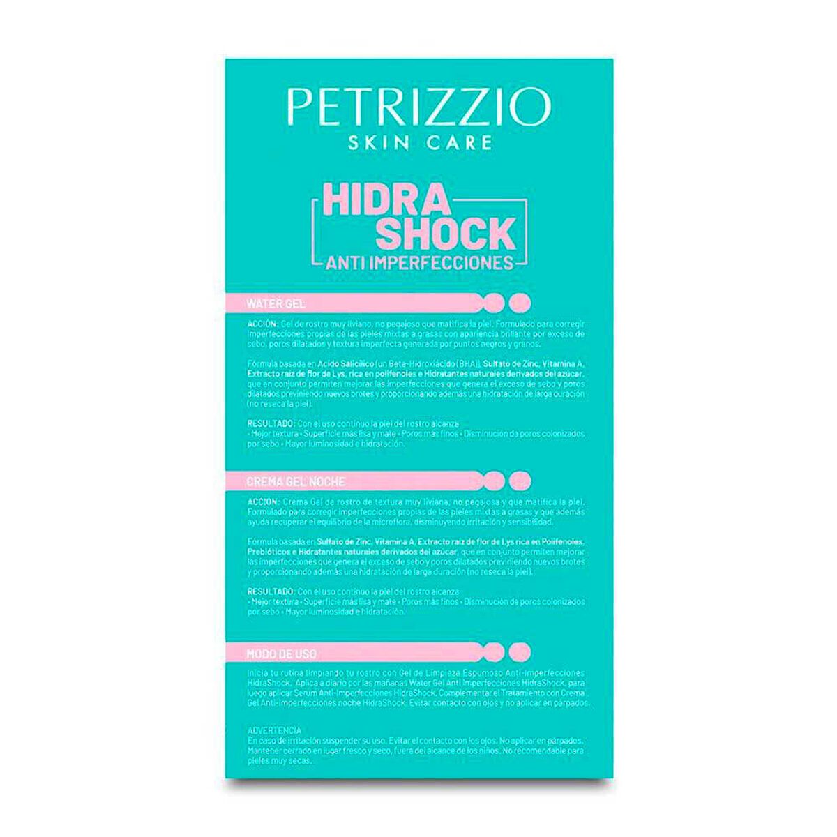 Set Crema Gel Hidrashock Anti Imperfecciones D&iacute;a + Noche