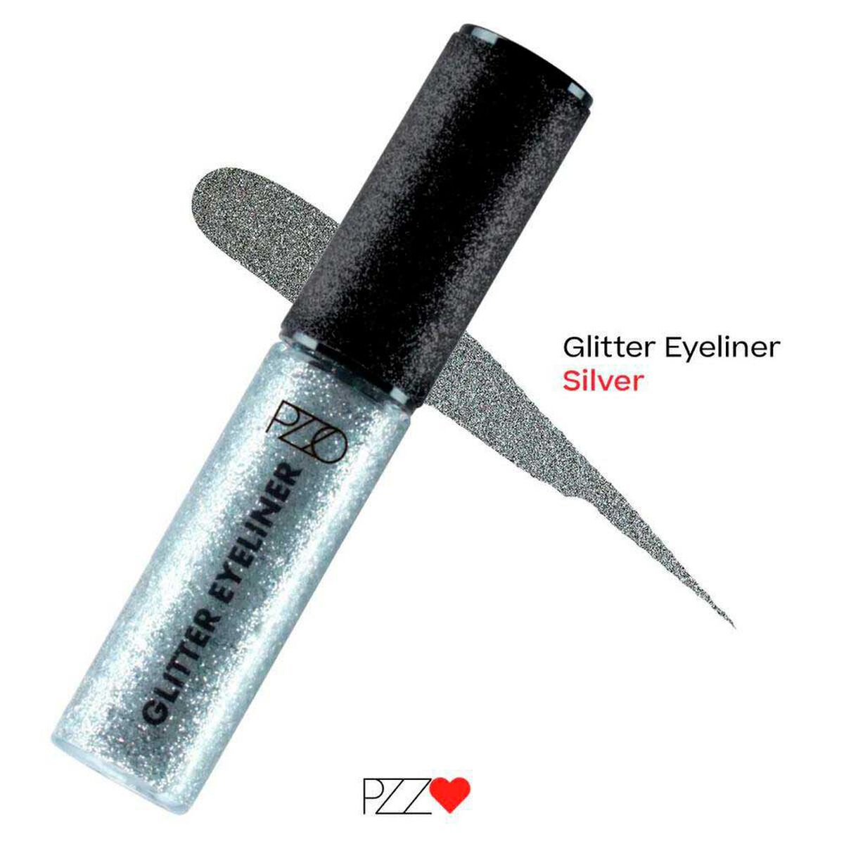 Delineador de Ojos Glitter Silver 02 Petrizzio