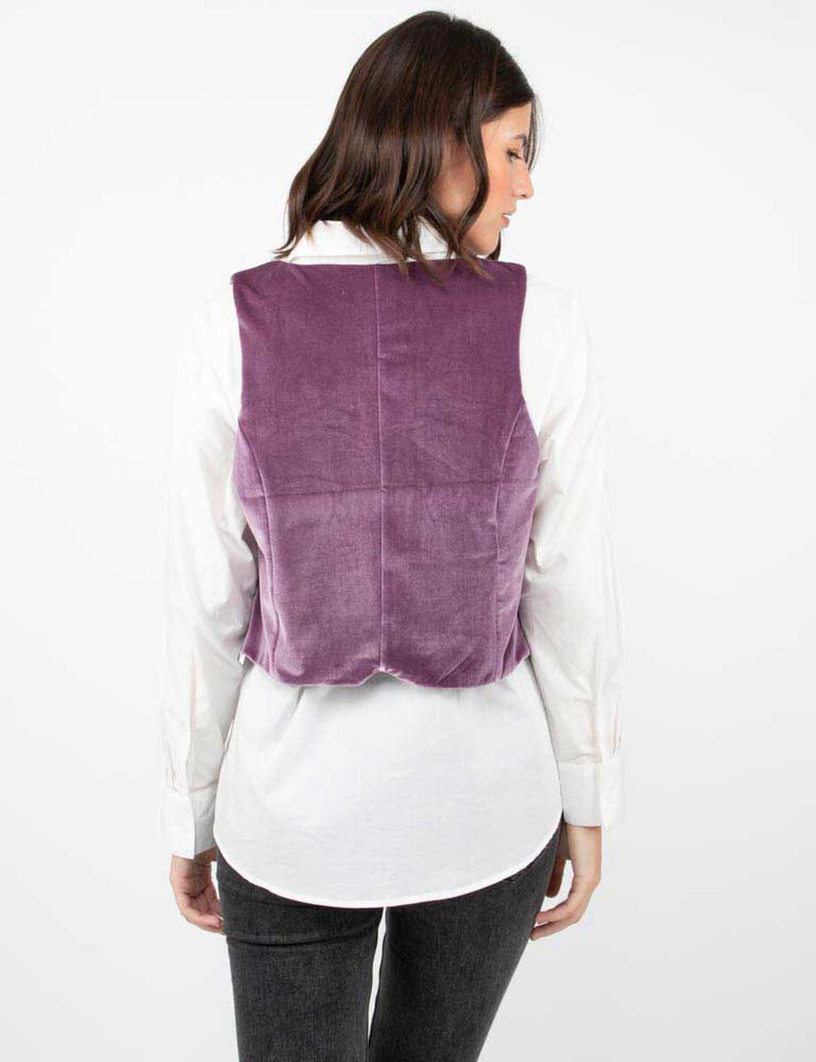 Blazer Gillette Terciopelo Plush Mujer Zibel