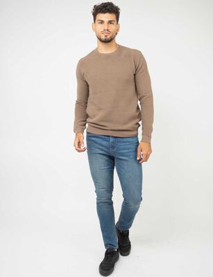 Imagen 2 del producto Sweater texturas Hombre Zibel Tabaco, Verde