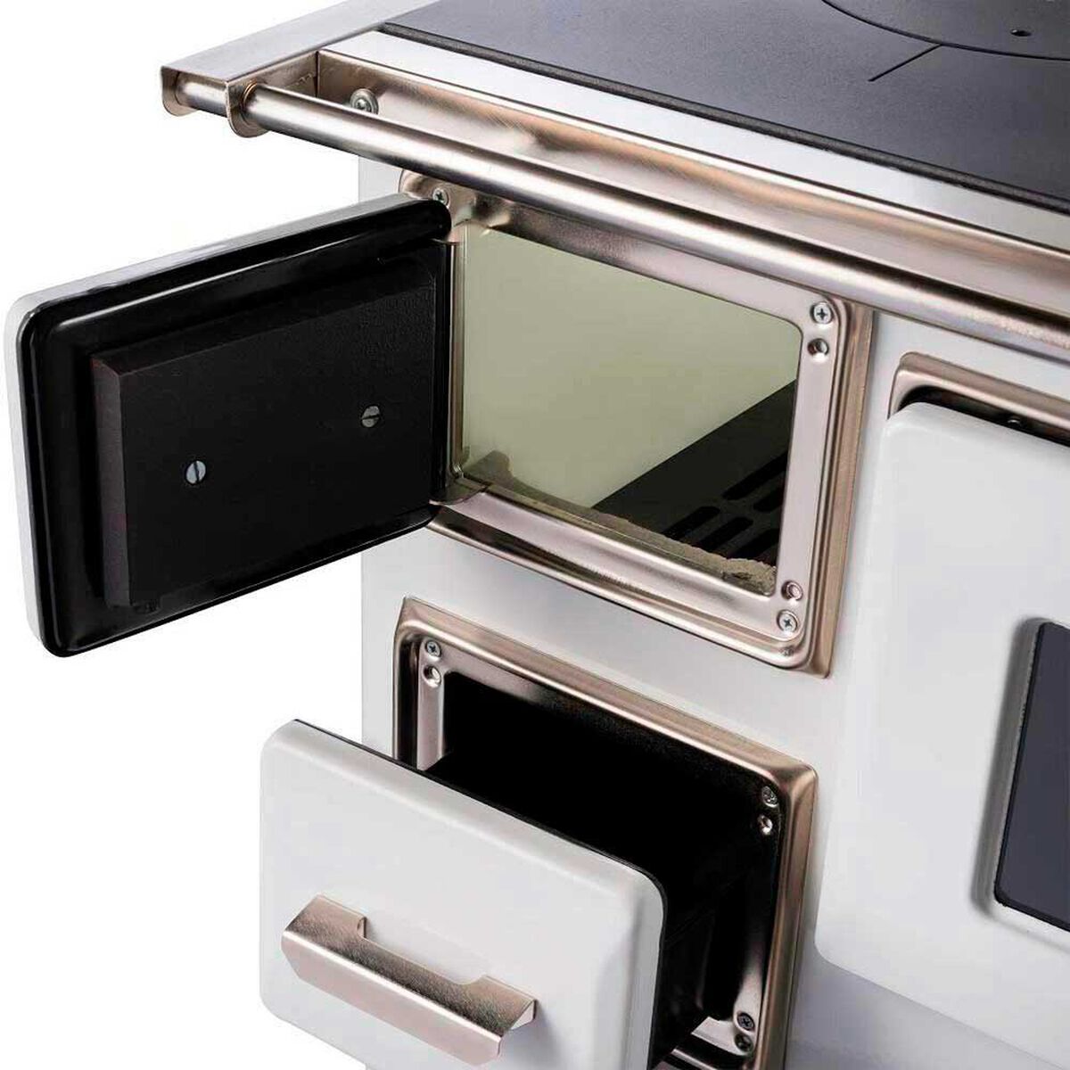 Cocina a Le&ntilde;a Amesti Angelina Blanca