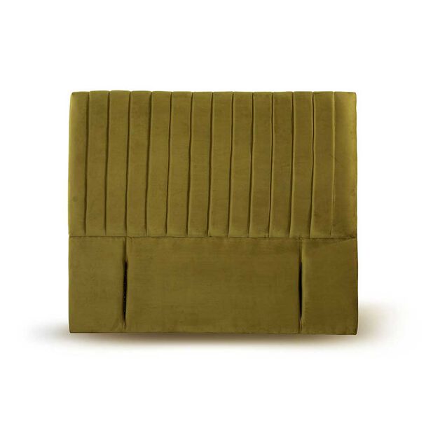 Respaldo Latam Home King Sorrento Tela Velvet Verde