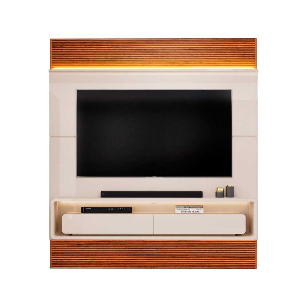 Panel TV Altavision Taylor Blanco y Café