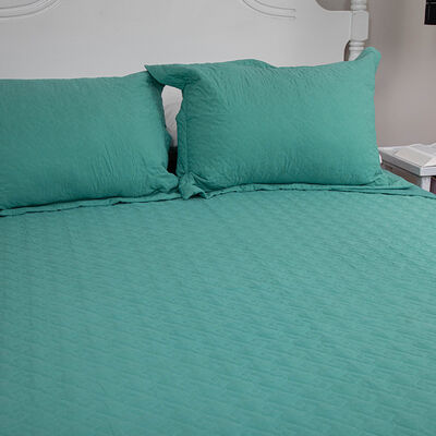 Imagen 2 del producto Quilt Doral King Menta Velvety