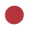 Set 4 Individuales Doral Eco Cuero Redondo 38 cm Rojo