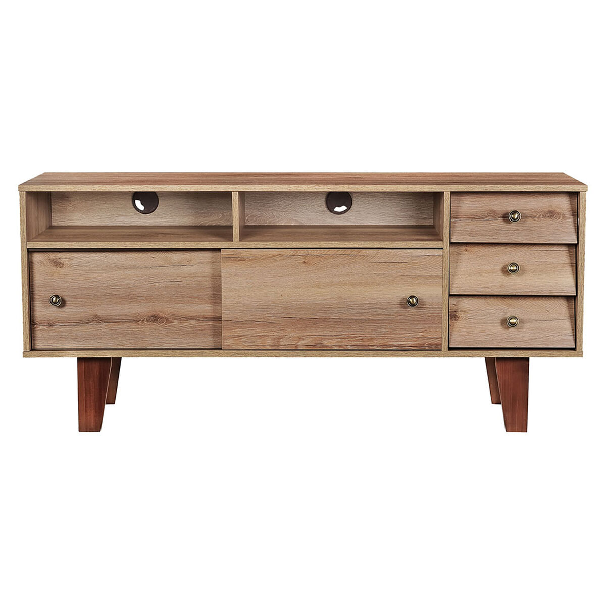 Rack CIC Moscú Alto 2 Puertas 3 Cajones