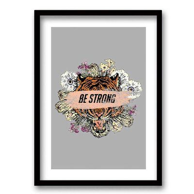 Cuadro Decorativo Retela Be Strong 40 x 30 cm