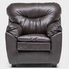 Juego de Living Almore Belén Sofá 2 cuerpos + Dos sillones 1 cuerpo Café