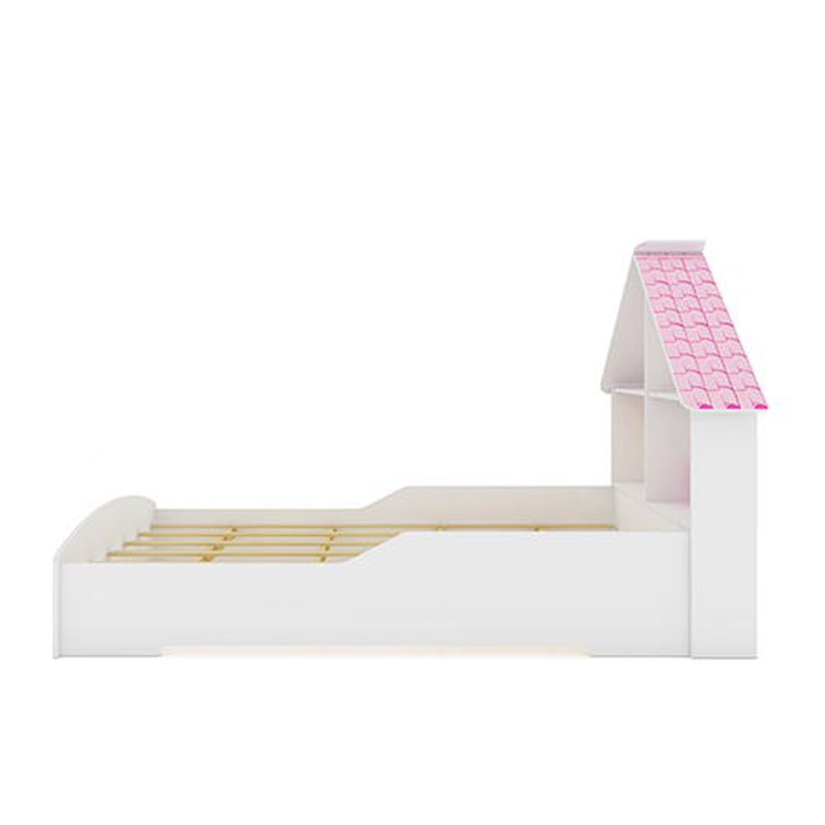 Base Cama Funcional Decocasa 1 Plaza Casinha Blanco